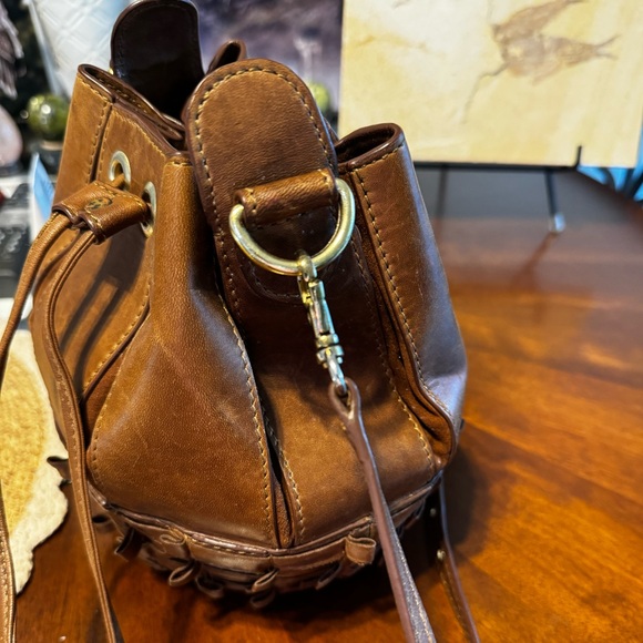 HH Anthropology genuine leather purse, great condition lots intricate details. - Picture 2 of 8